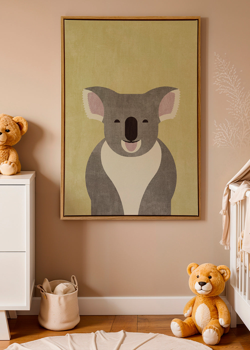 Kinderposter glimlachende koala