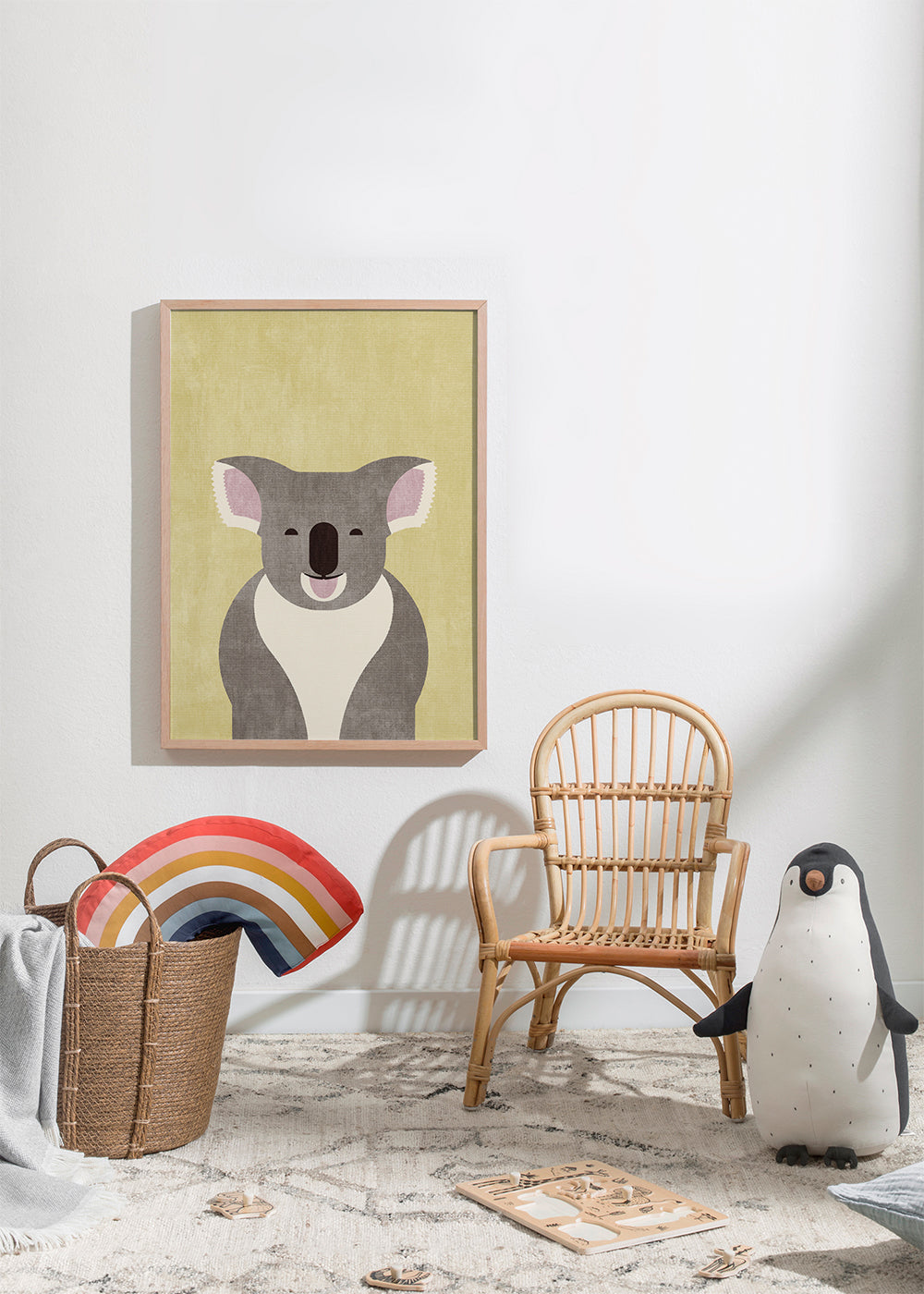 Kinderposter glimlachende koala