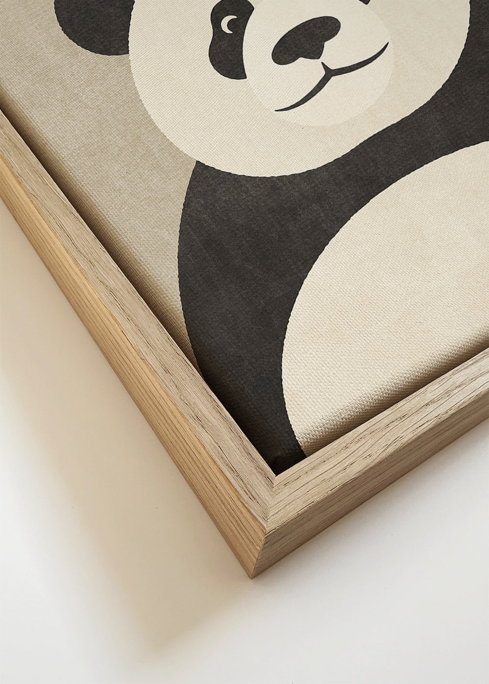 Panda illustratie voor kinderkamer