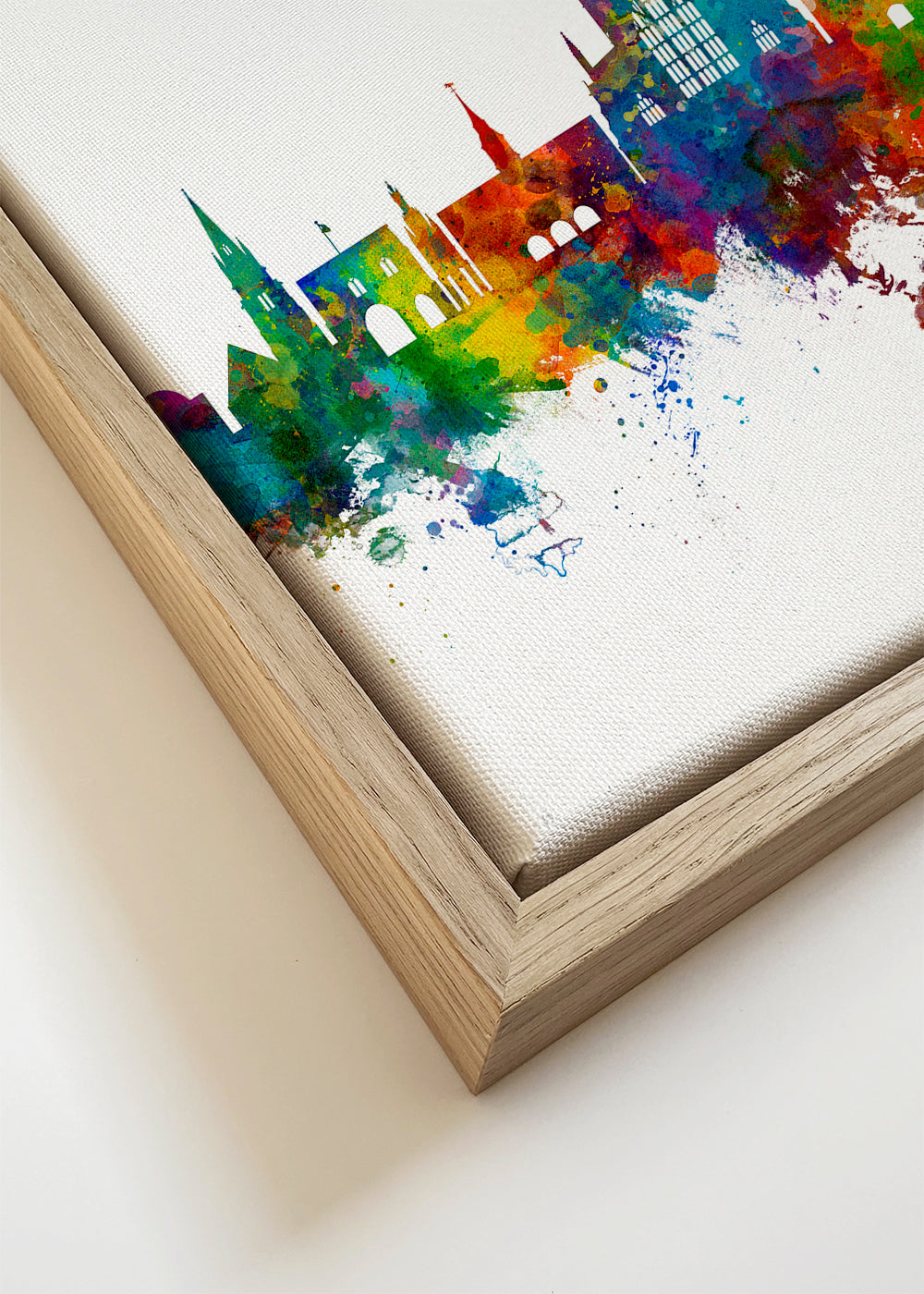 Keuken kunst Winchester skyline multicolor