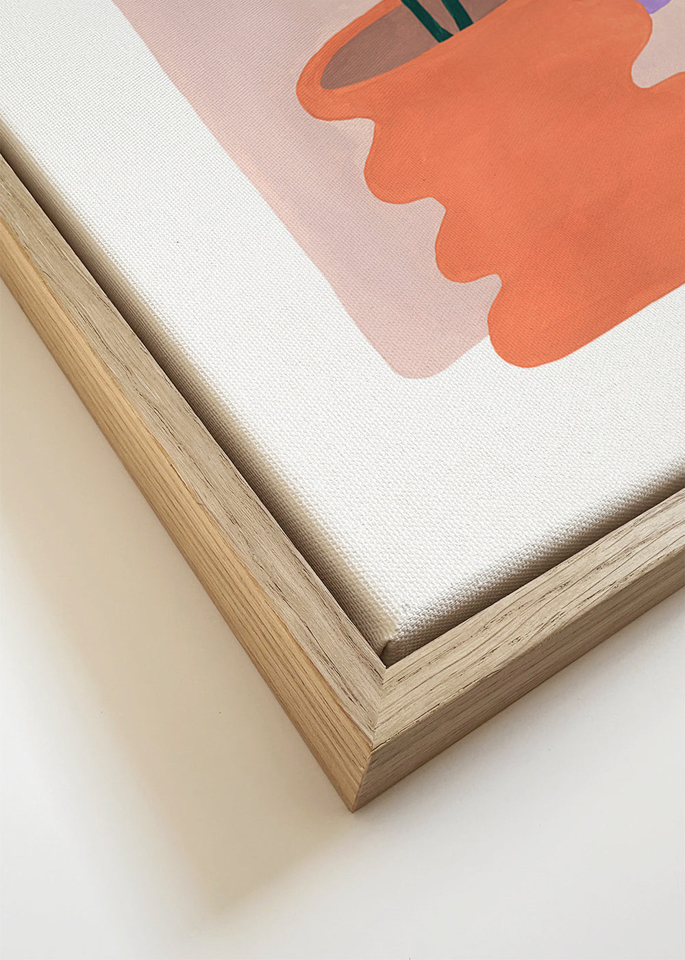 Botanische print met plant in terracotta pot