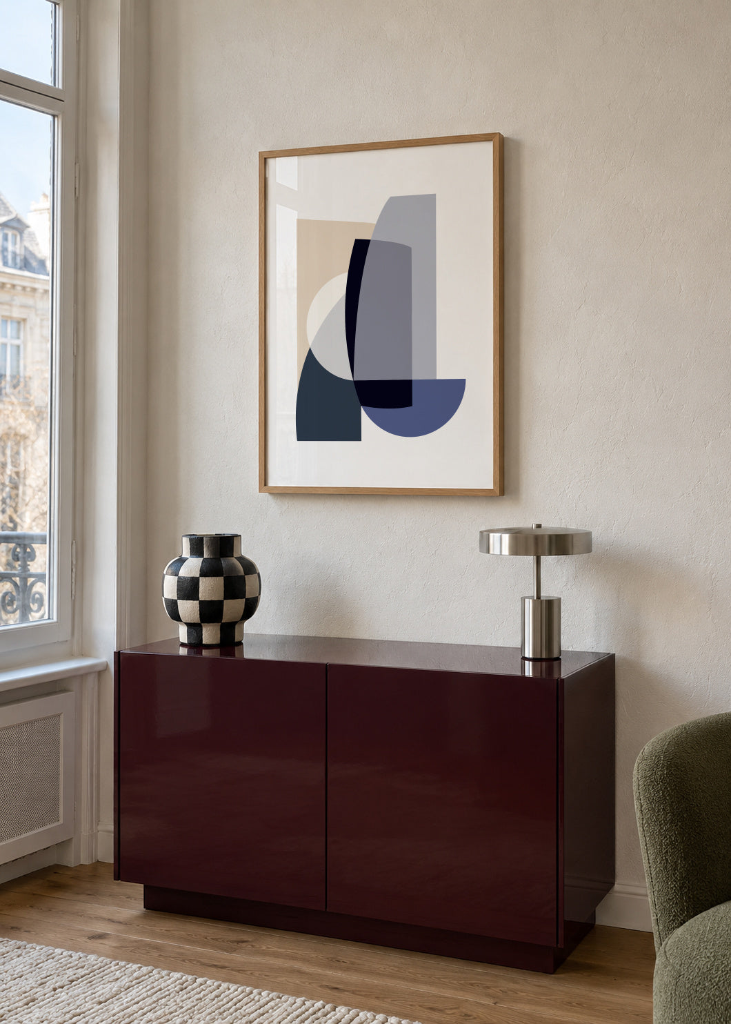 Abstract IV - Framed poster in an interior