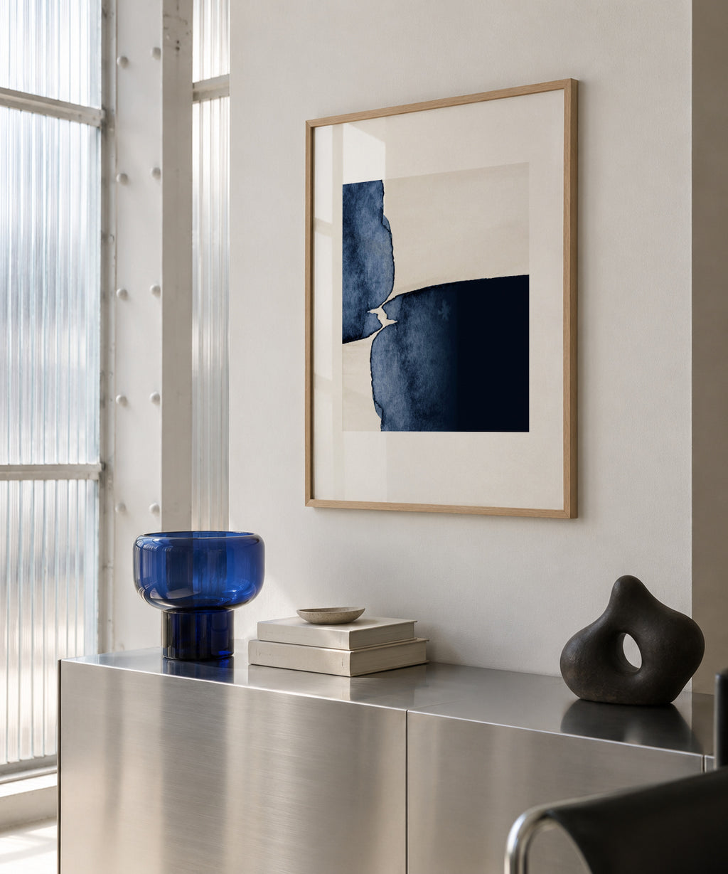 Watercolor VIII - Framed poster in an interior