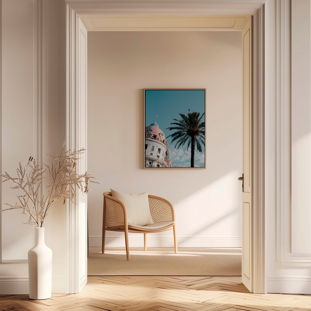 Keuken kunst Riviera koepel met palm – Canvas2