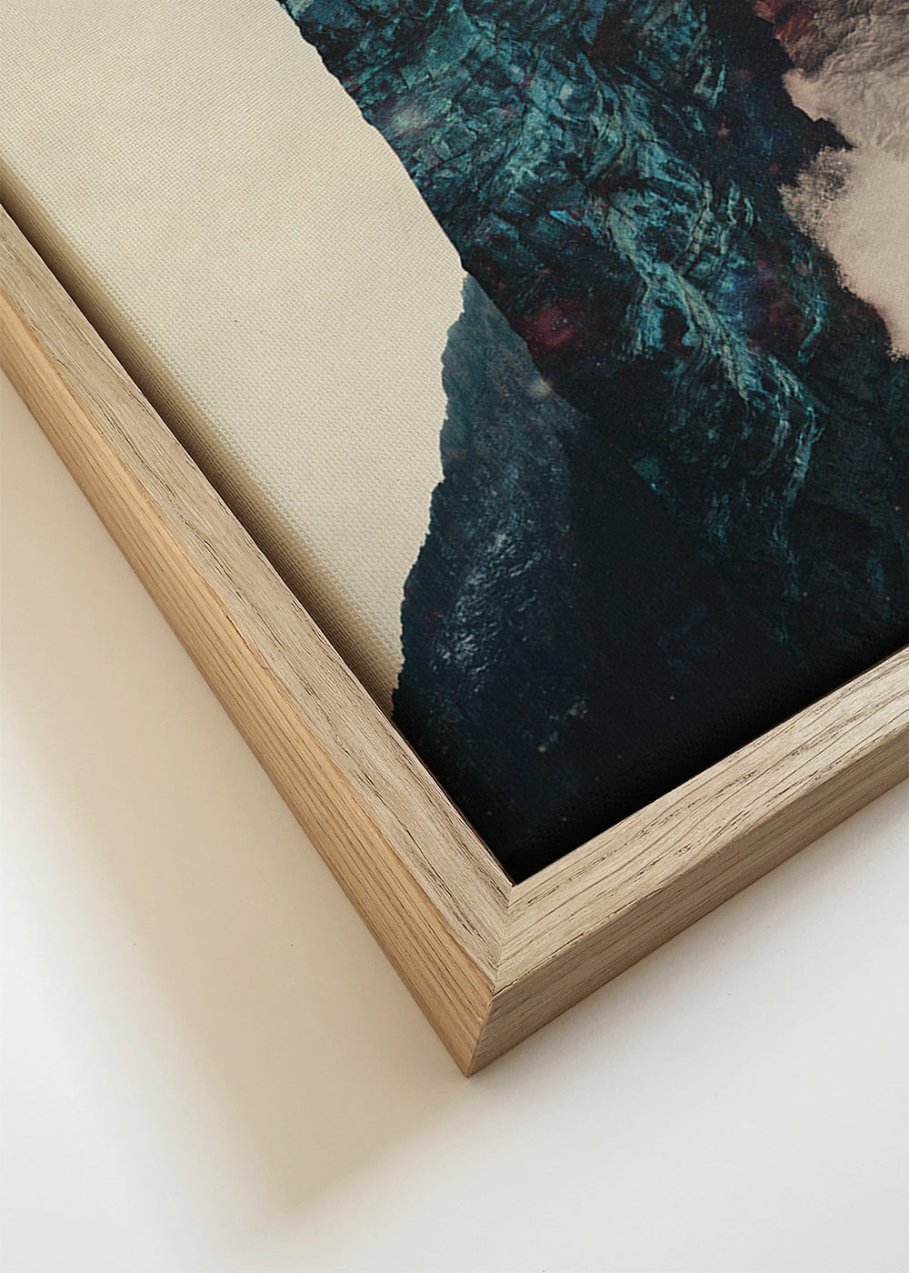 Botanische poster met bloemenportret