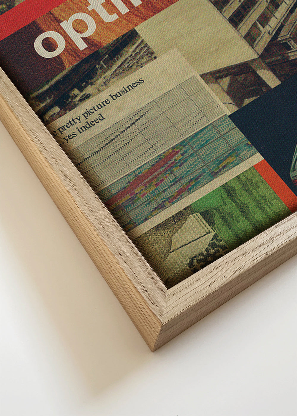 Vintage collage met Manhattan-kaart
