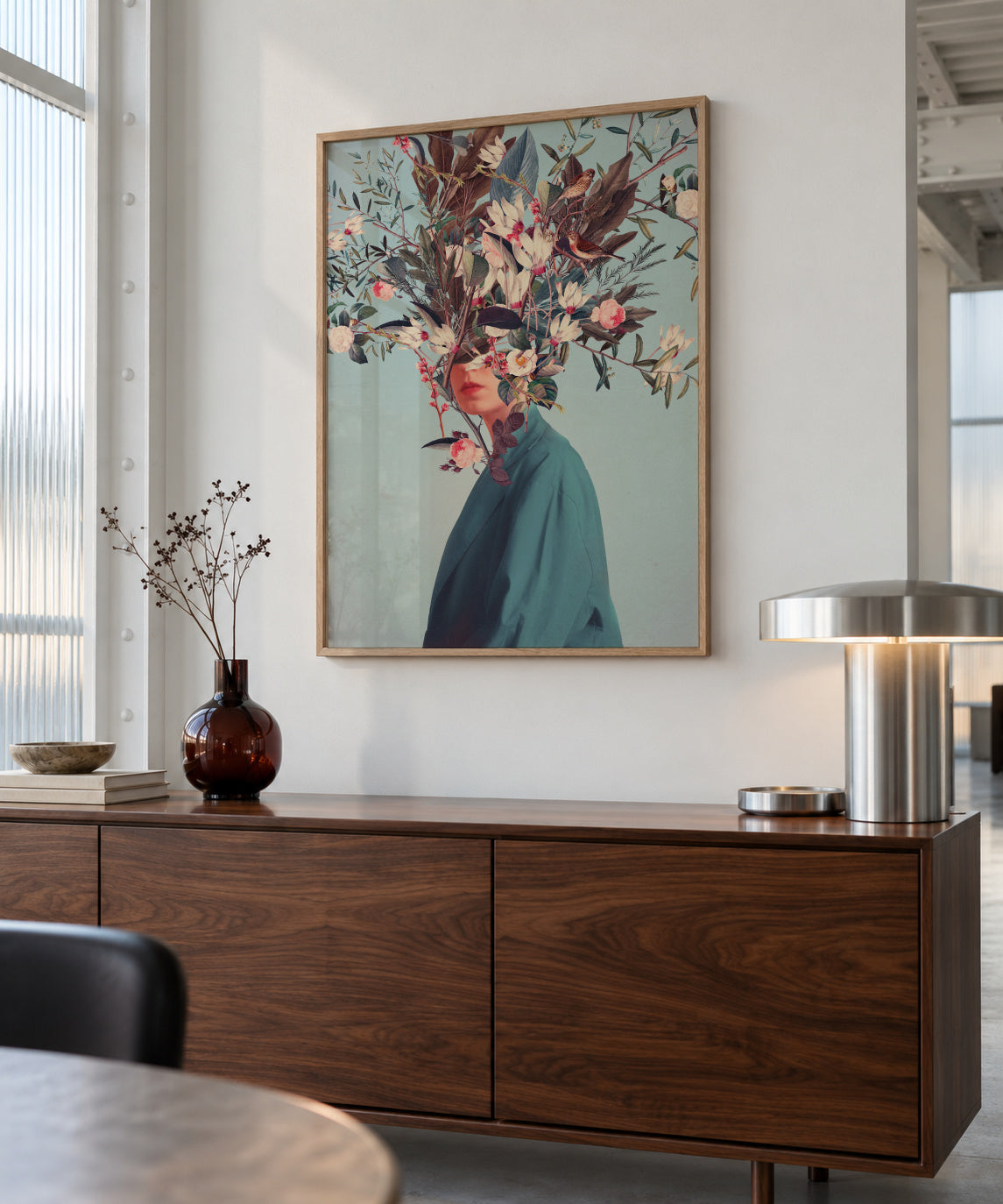 I Was Hidden But You Saw Me - Framed poster in an interior
