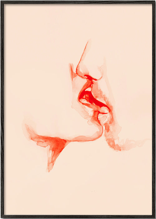 Intieme aquarelillustratie
