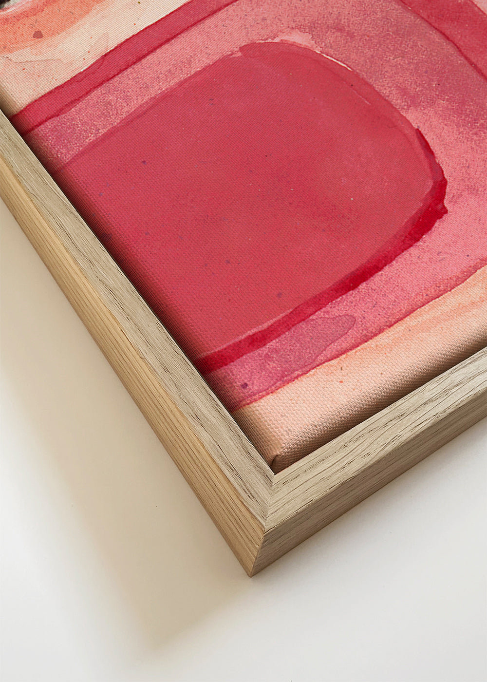 Illustration close-up met roze zonnebril