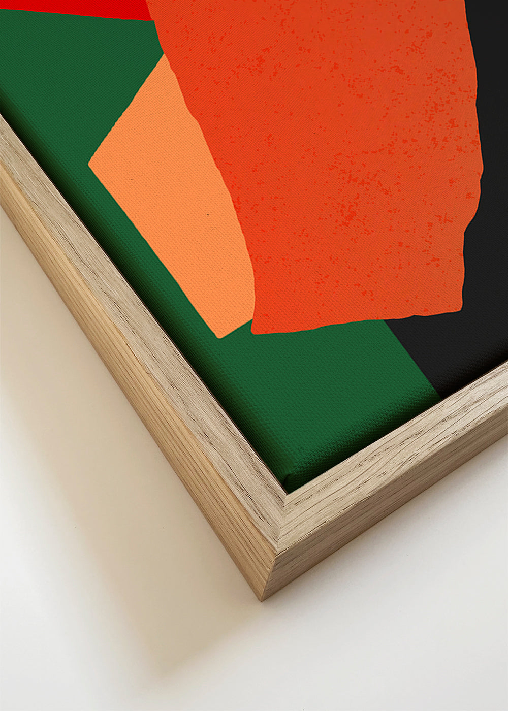 Abstract kunstwerk met koraalvormen