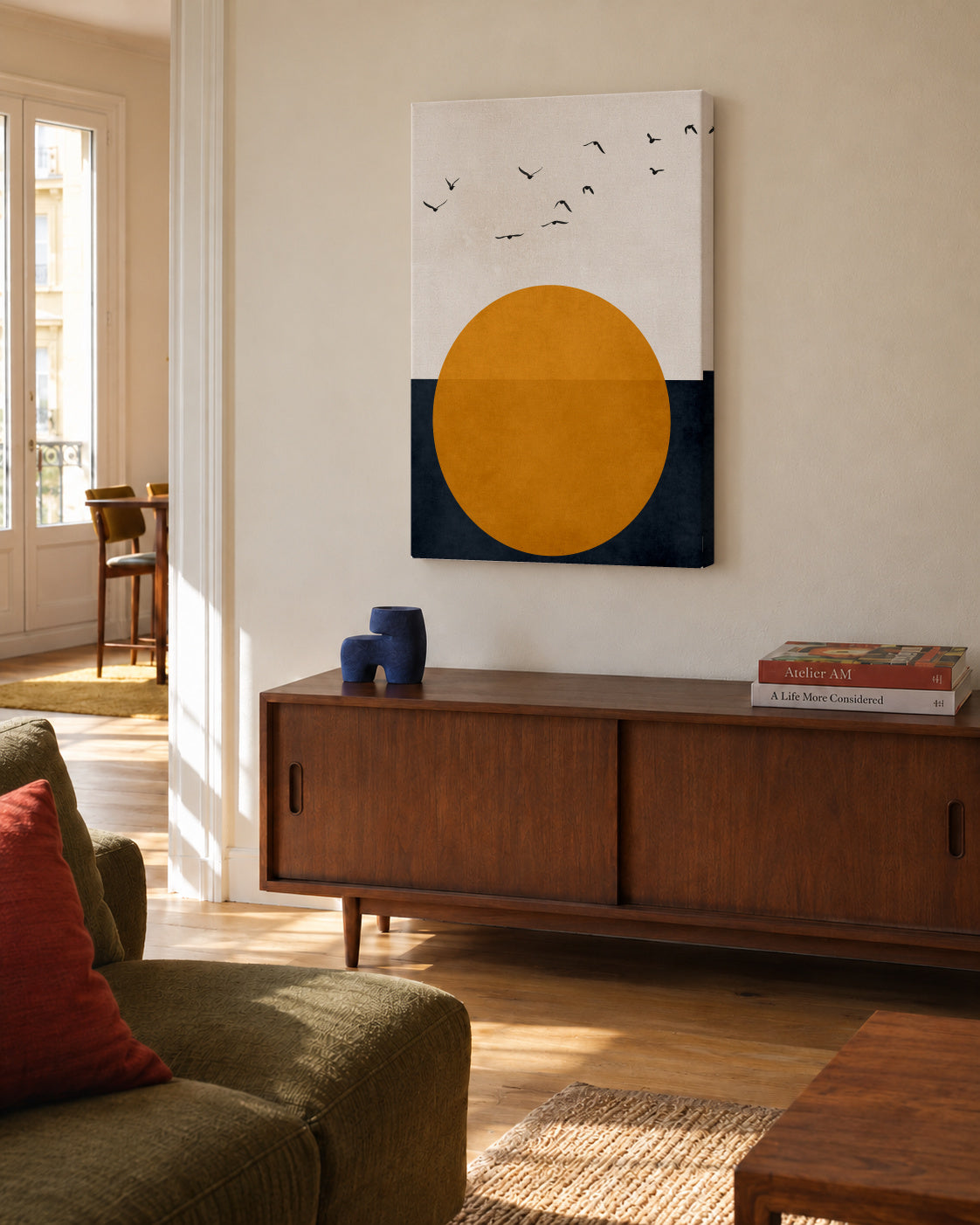 Melody Of Life - Unframed canvas in an interior