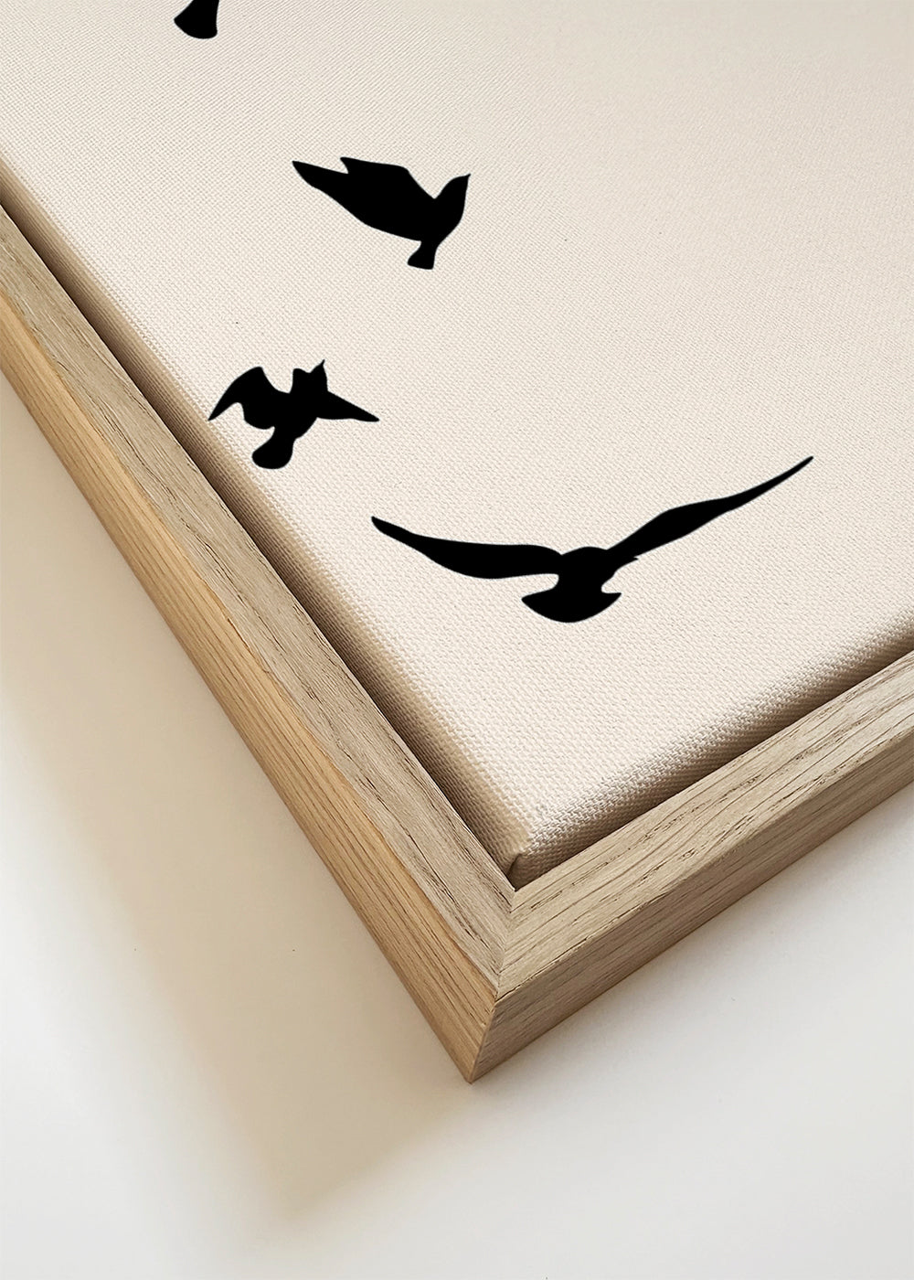 Vogelsilhouet in vlucht