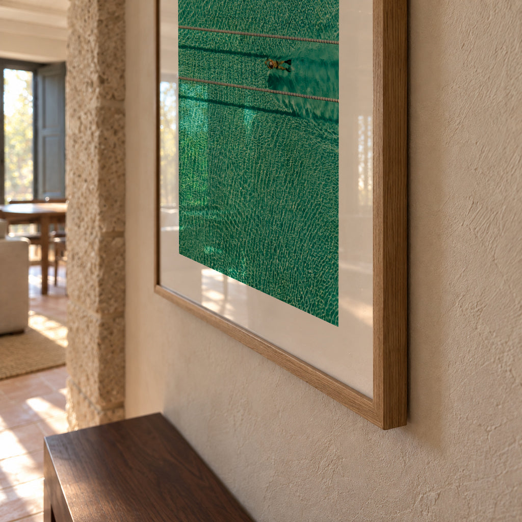 Swimmer - Framed poster detail