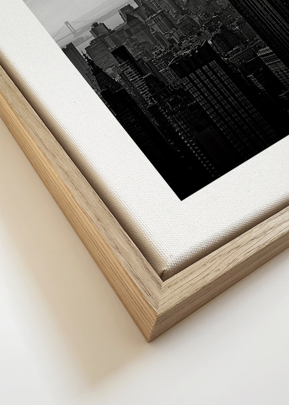 Reisposter: Empire State zwart-wit foto