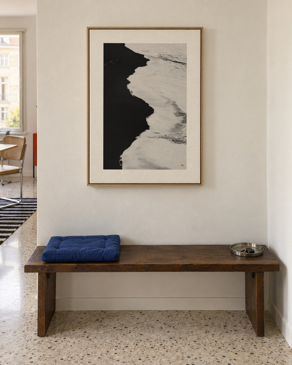 Guess Things Happen That Way - Framed canvas in an interior