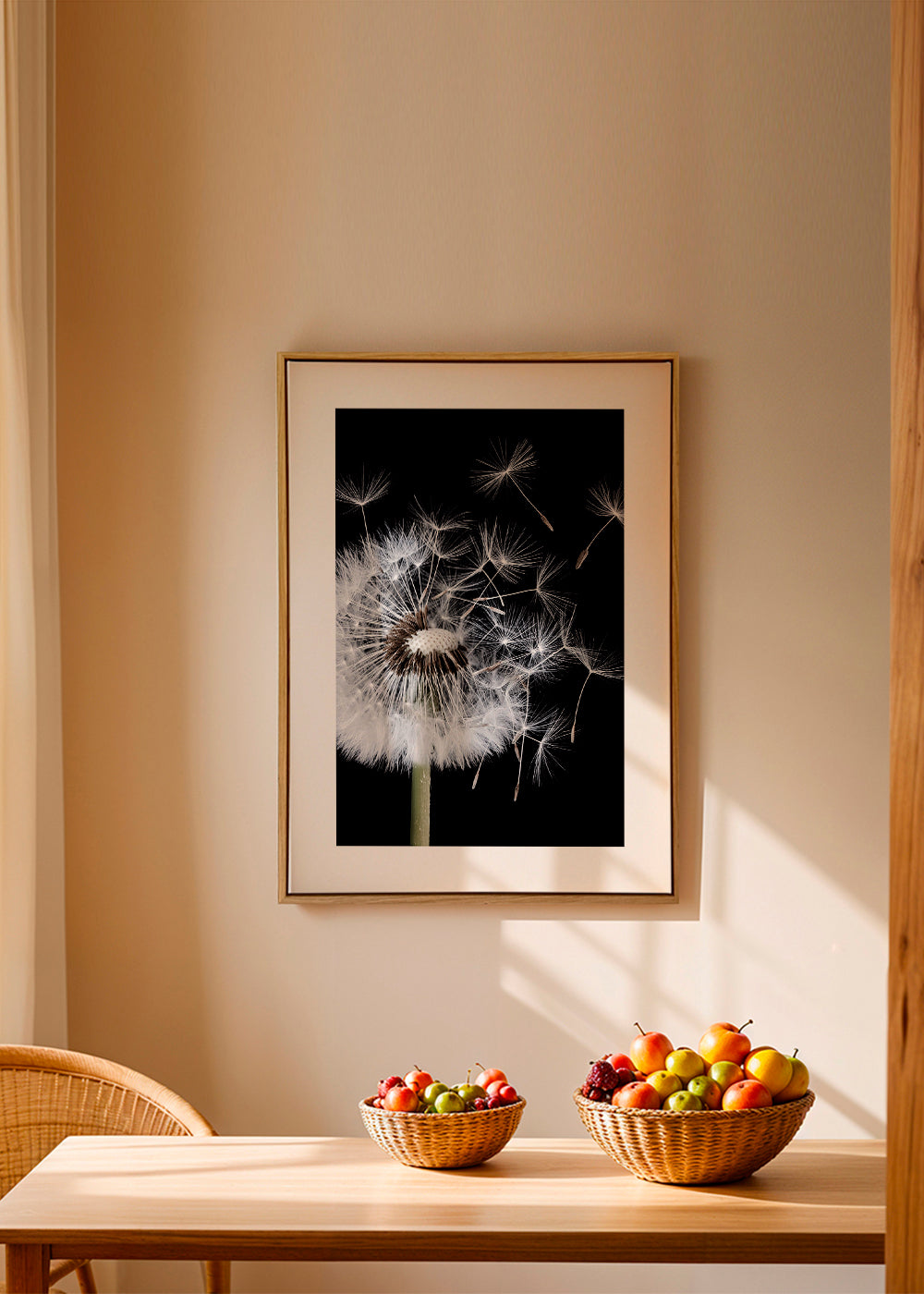 Dandelion Blowing