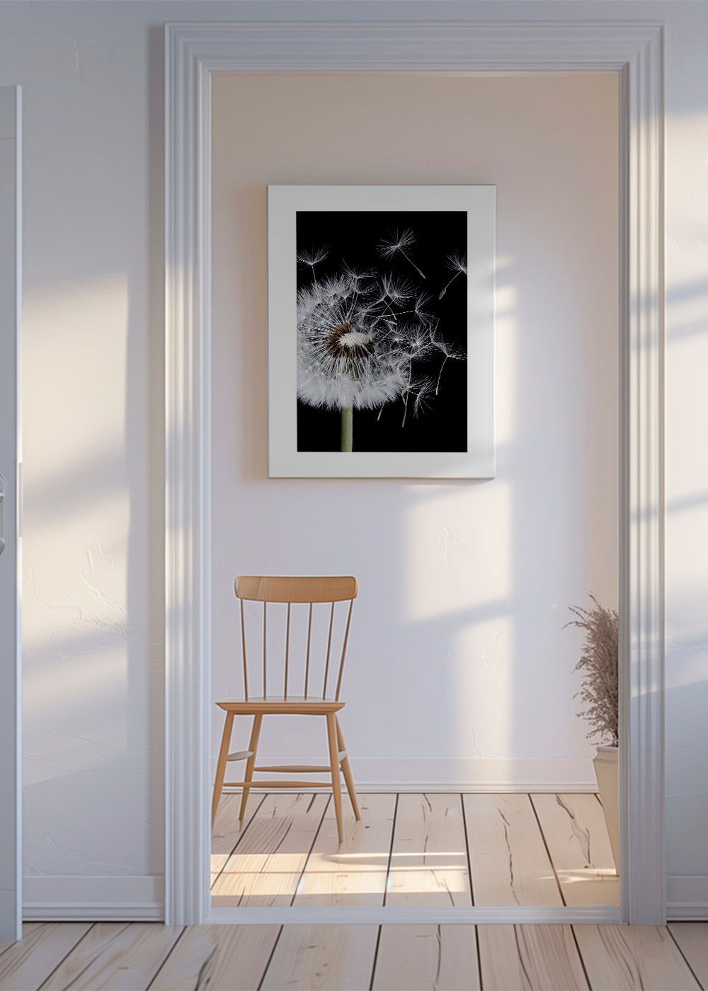 Dandelion Blowing