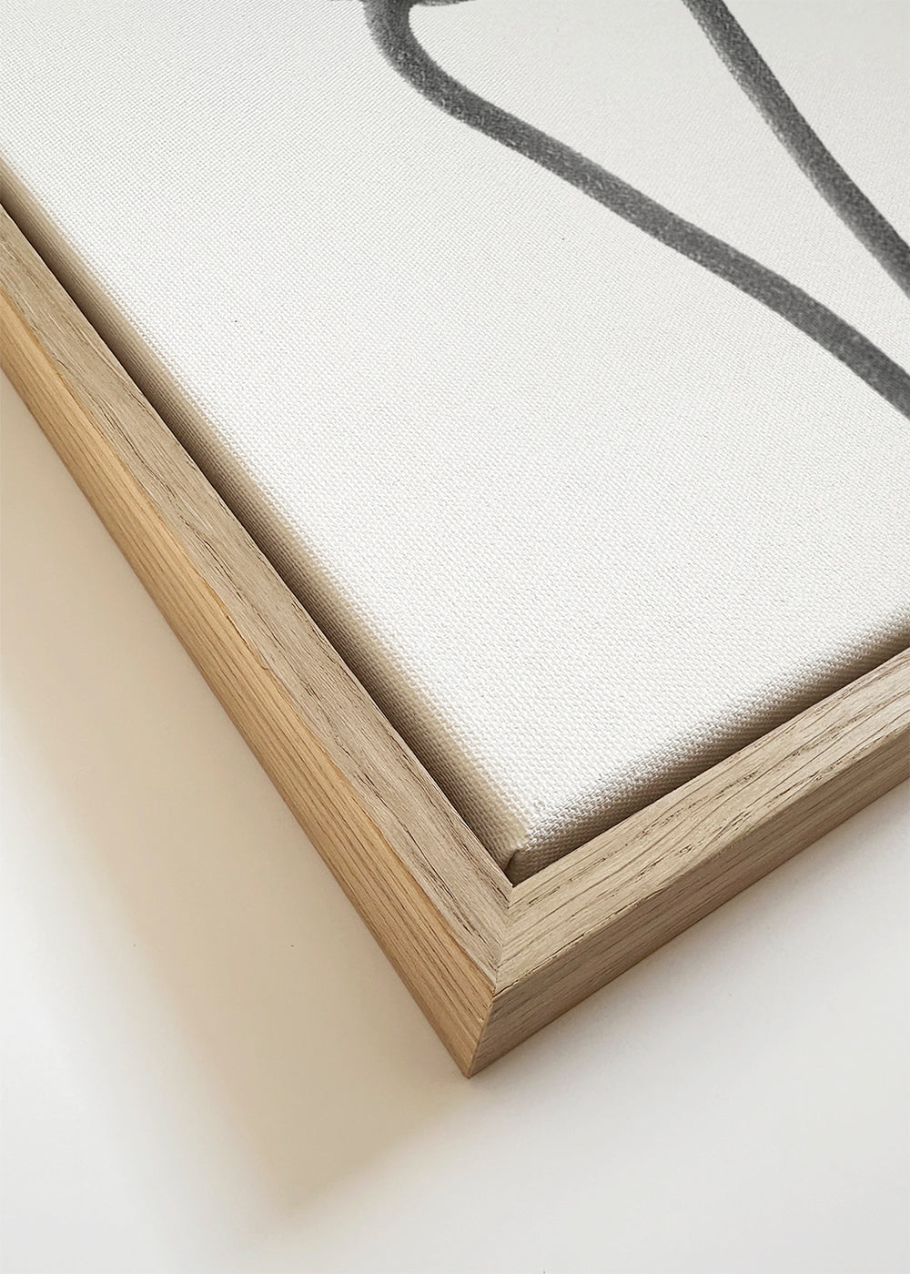 Botanische print in zwart-wit