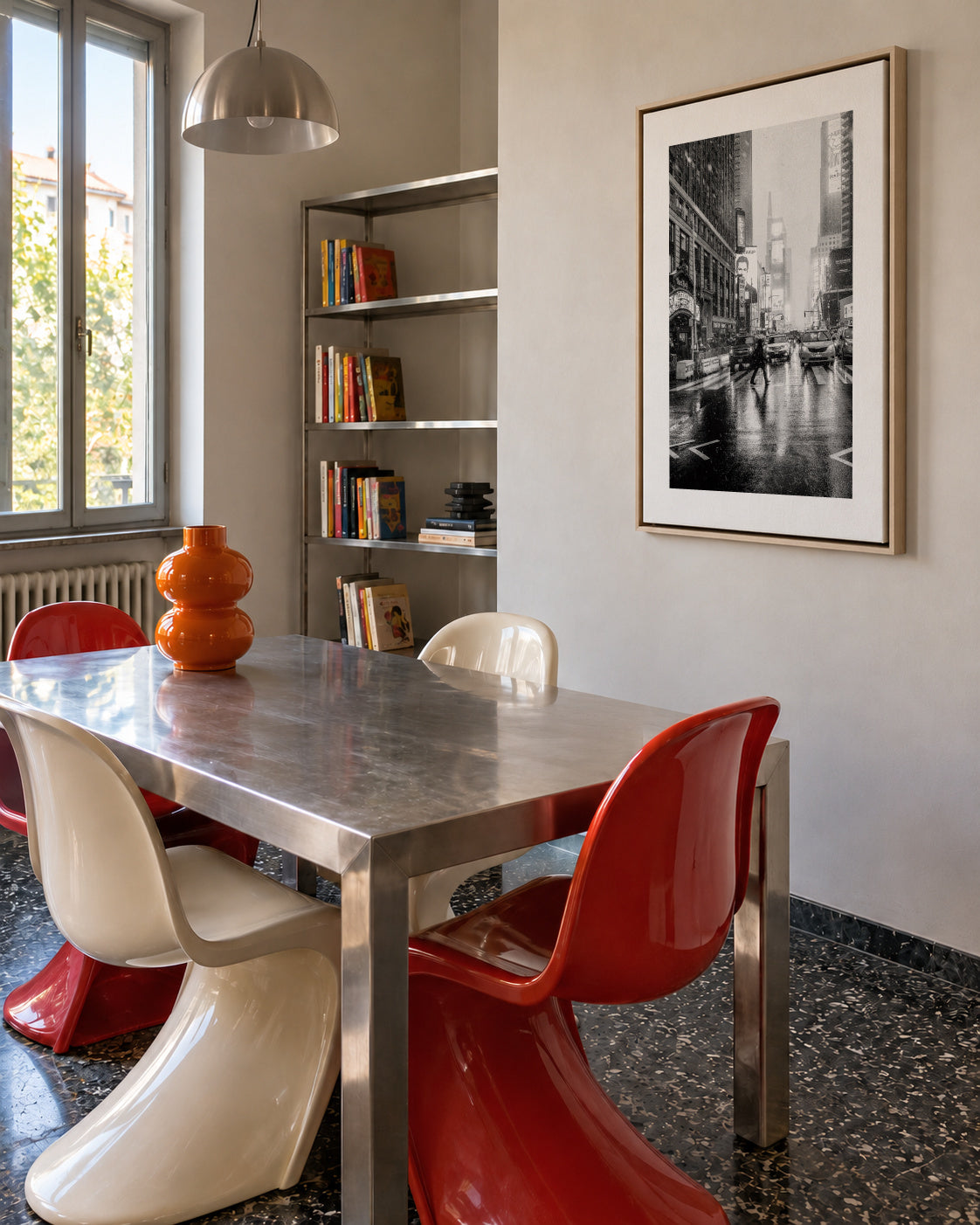 Times Square - Framed canvas in an interior