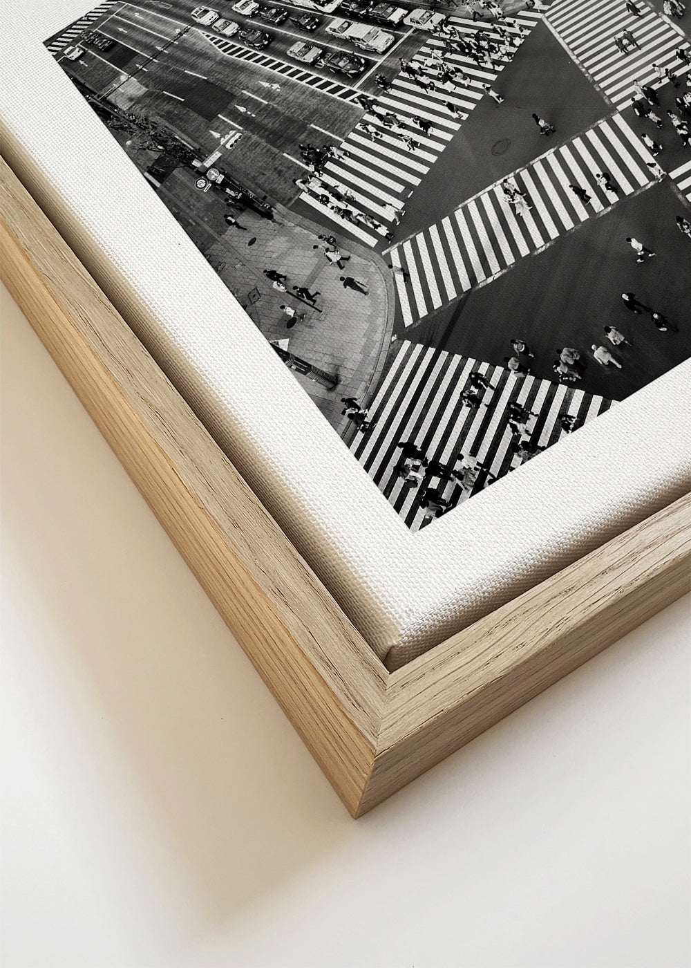 Keuken kunst: Ginza zebrapad in zwart-wit