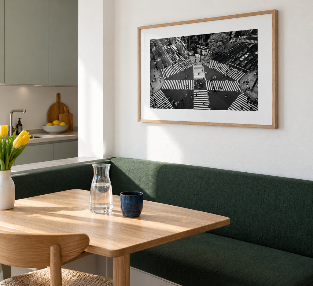 Ginza - Framed poster in an interior