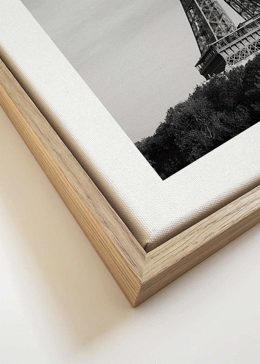 Keuken kunst: Eiffeltoren zwart-wit