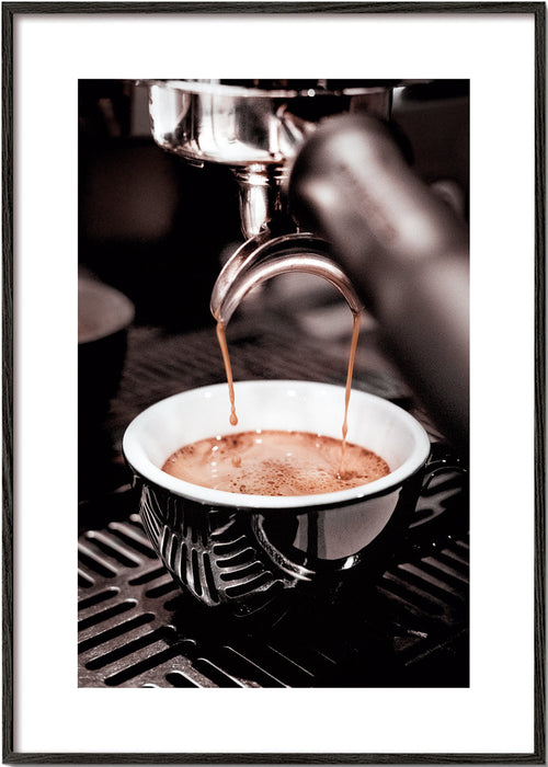 Keuken kunst: espresso in kop
