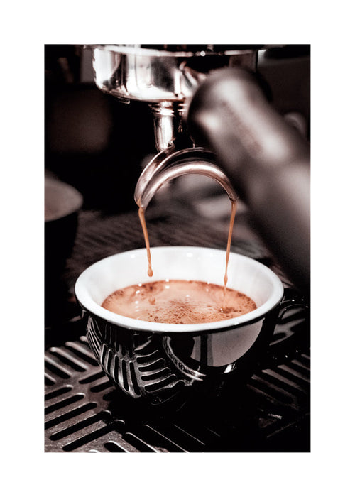 Keuken kunst: espresso in kop