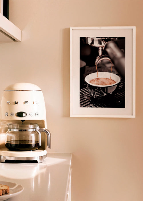 Keuken kunst: espresso in kop