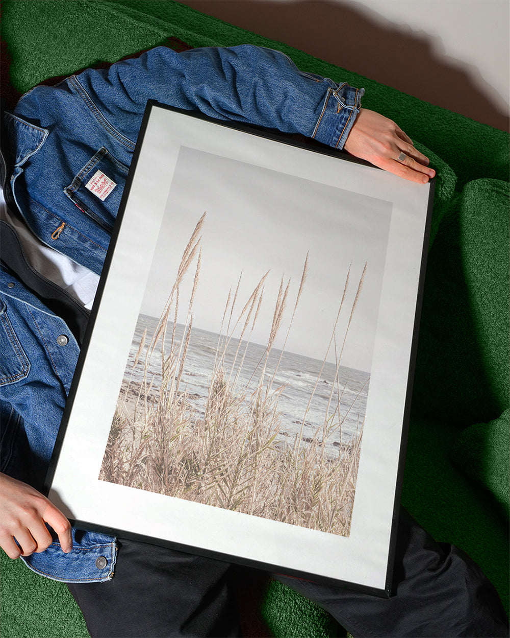Landschapsposter met strandgras