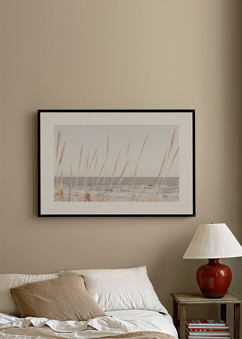 Landschapsafbeelding met duingras