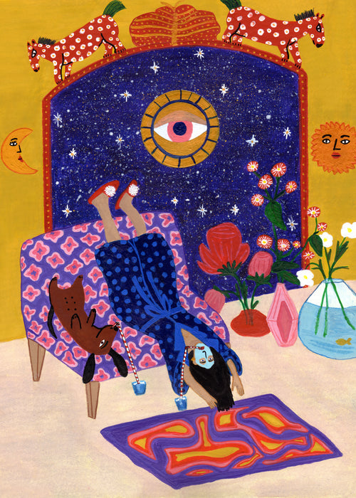 Day off from office - Unframed art print