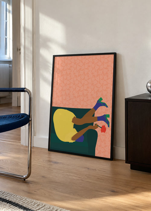 New Year's Eve - Framed poster in an interior