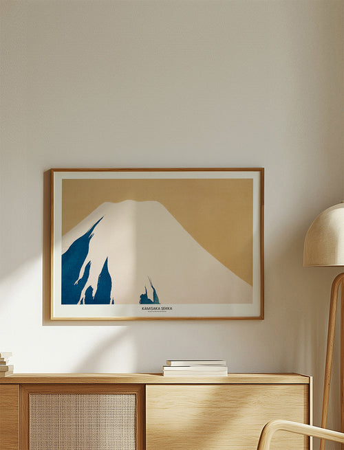 Landschapsposter: Minimal Mount Fuji