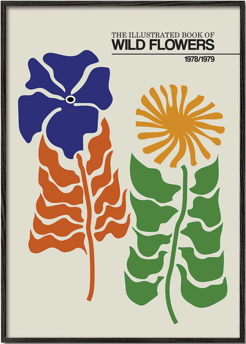 Botanische poster: Wilde bloemen grafisch