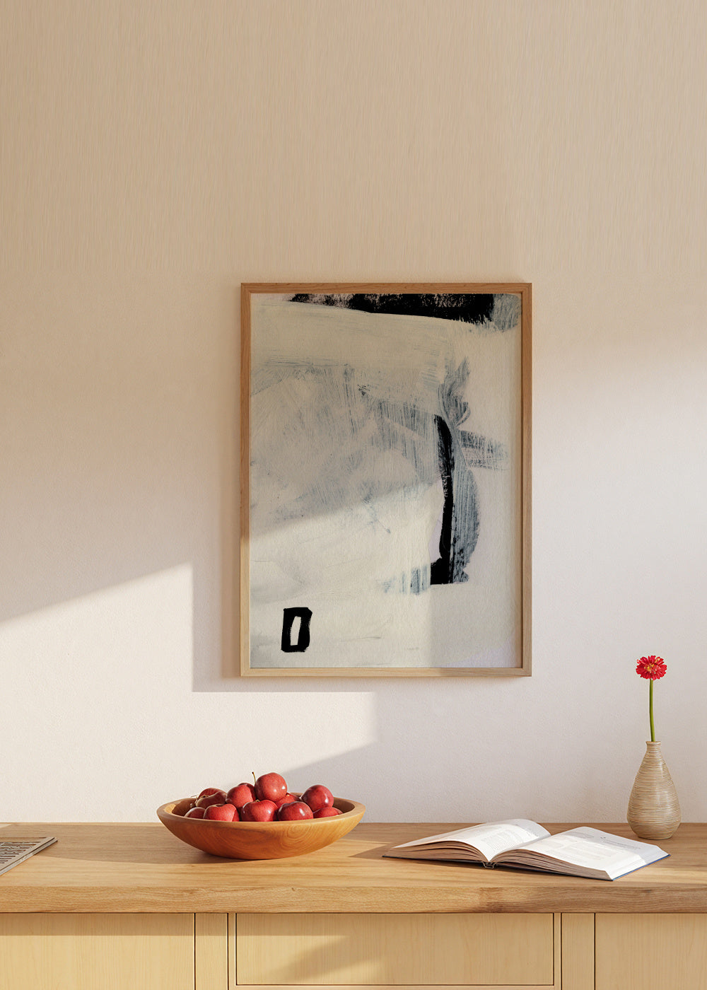 Beyond - Framed poster in an interior