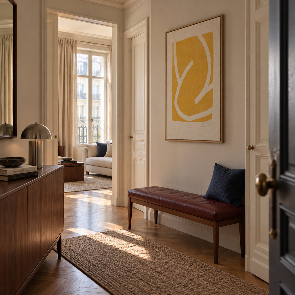 Mellow - Framed canvas in an interior