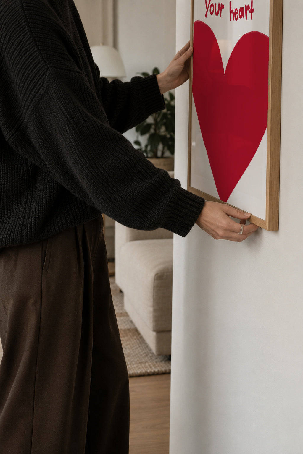 Listen To Your Heart - Framed poster detail