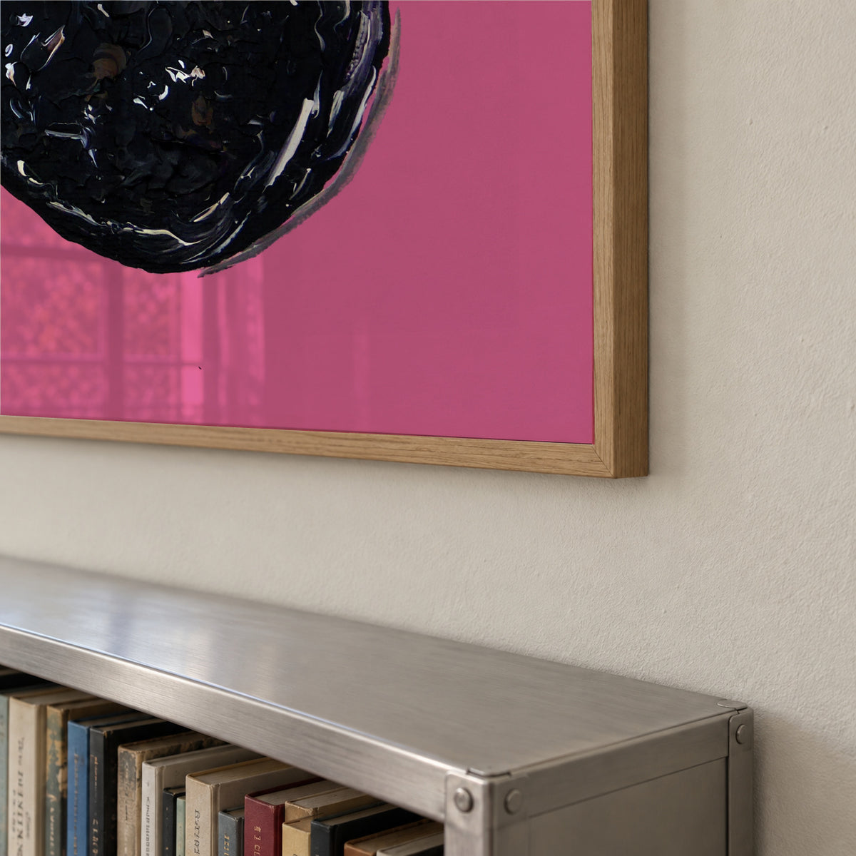 Avocado On Pink - Framed poster detail