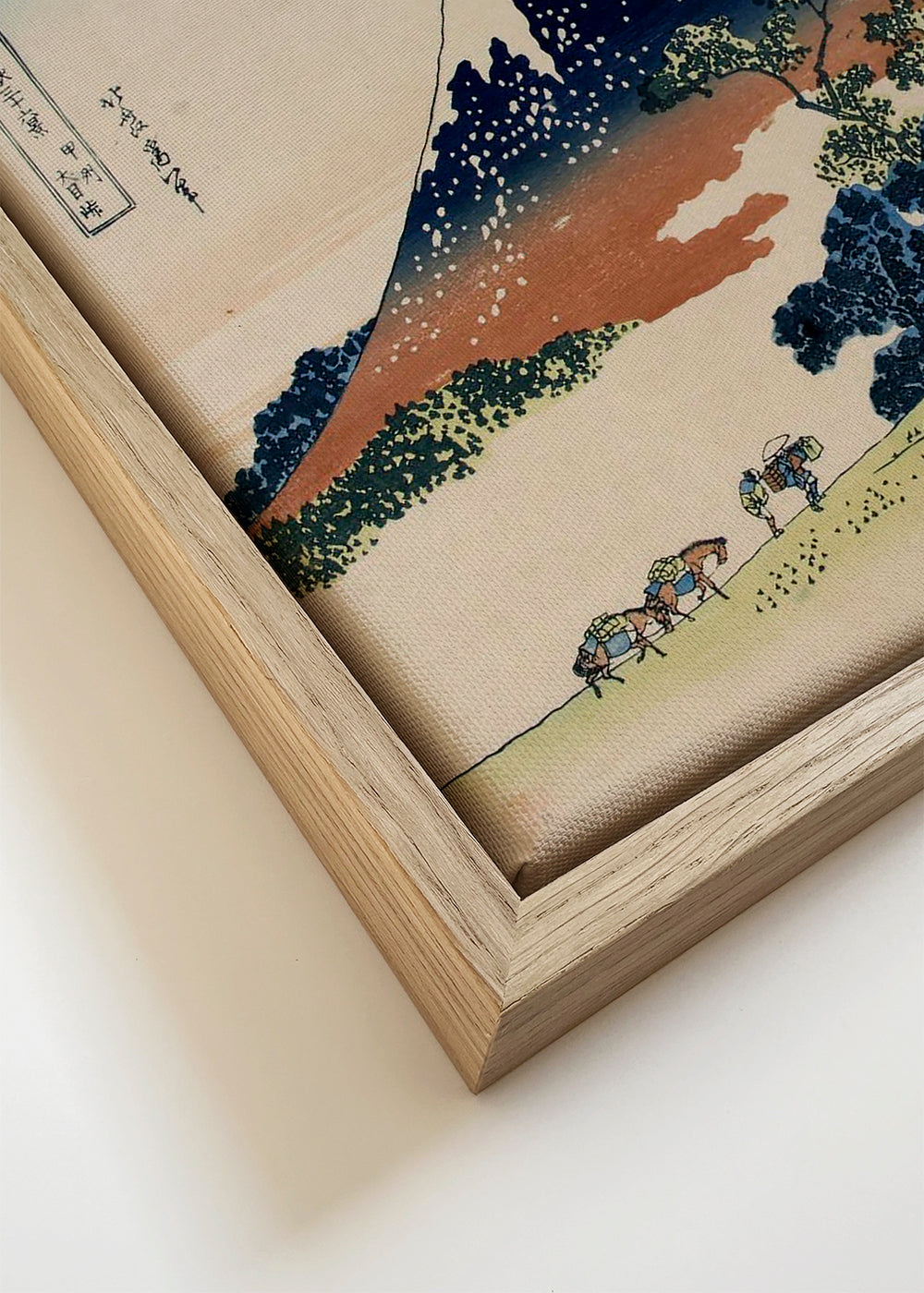 Landschap kunst: Mount Fuji in ukiyo-e stijl