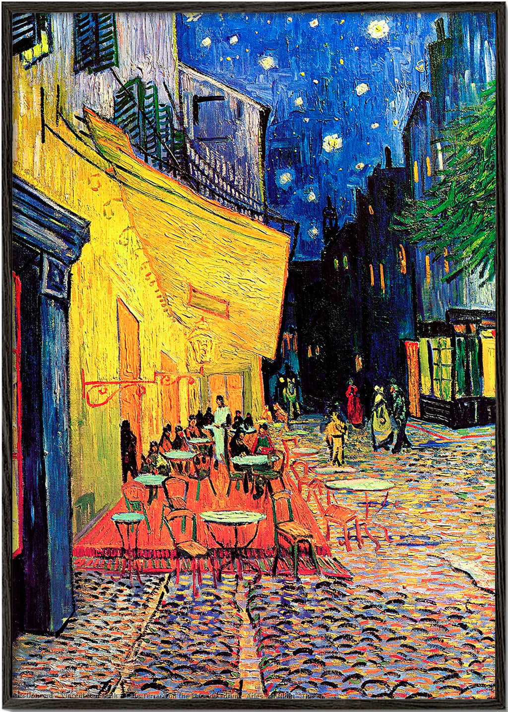 Keuken kunst Nachtcafé in impressionistische stijl