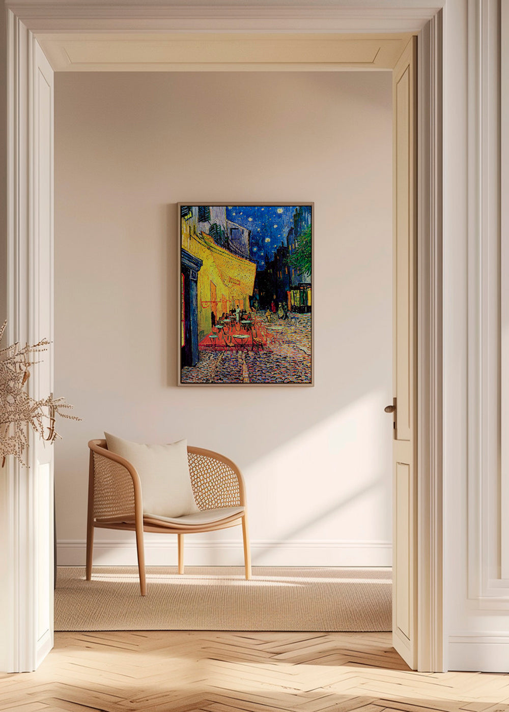 Keuken kunst Nachtcafé in impressionistische stijl