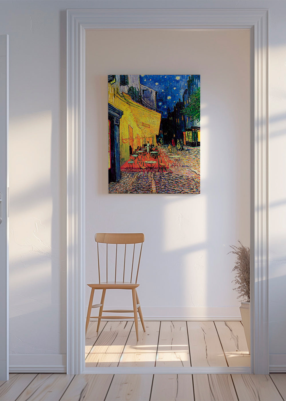 Keuken kunst Nachtcafé in impressionistische stijl