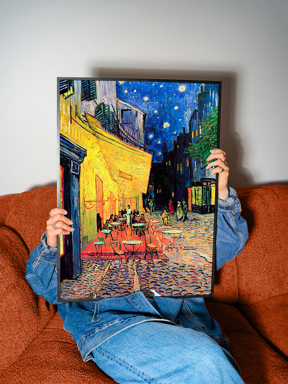 Keuken kunst Nachtcafé in impressionistische stijl