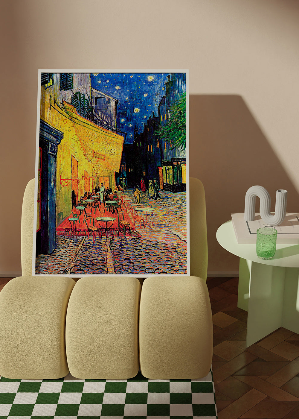 Keuken kunst Nachtcafé in impressionistische stijl