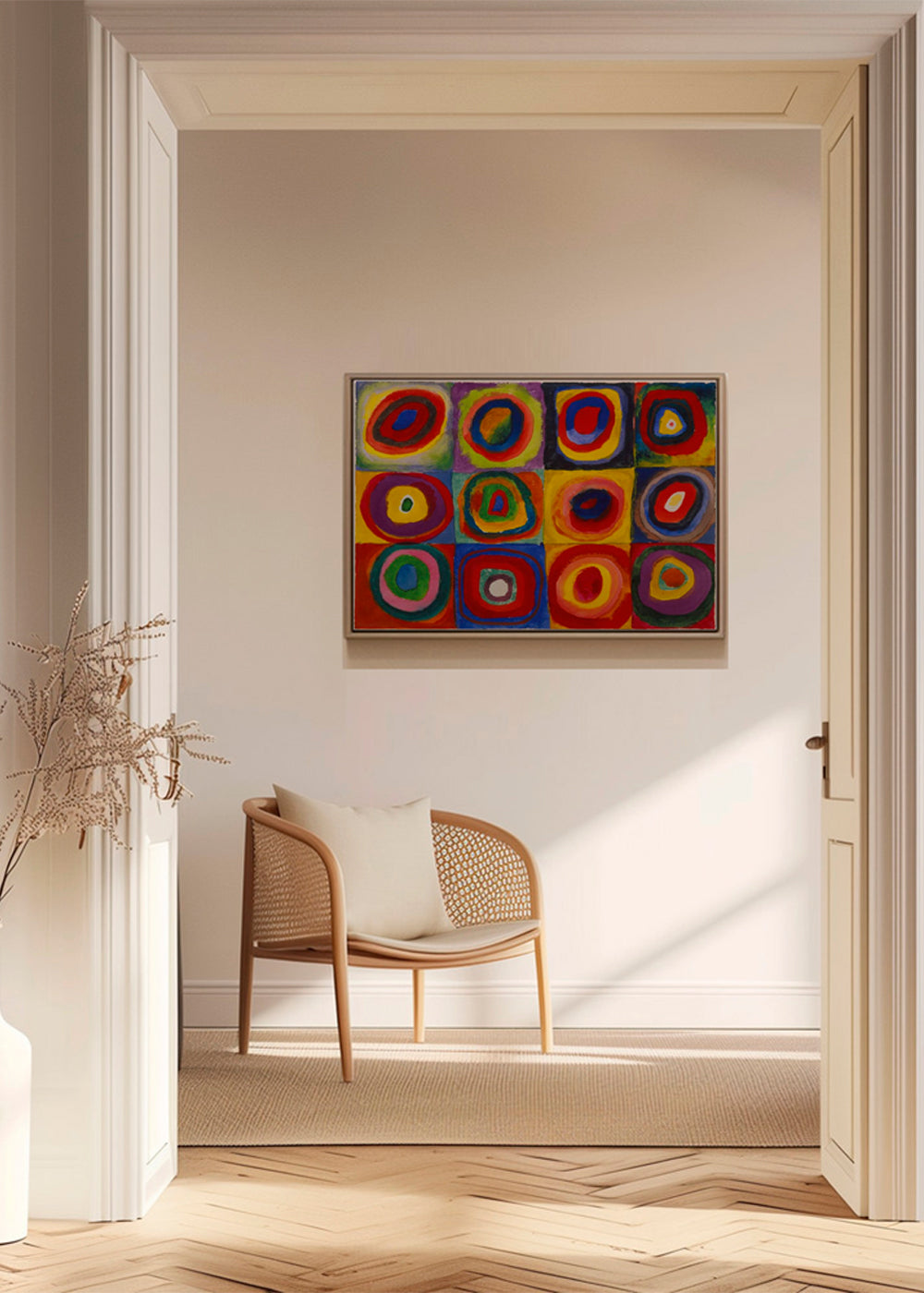 Colour Study - Squares and Concentric Rings - Vasili Kandinsky