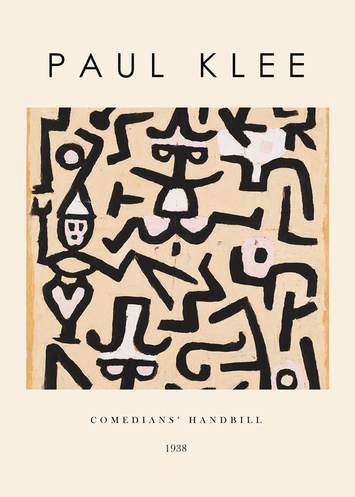 Abstracte kunst Paul Klee lijnachtige gebaren 1938