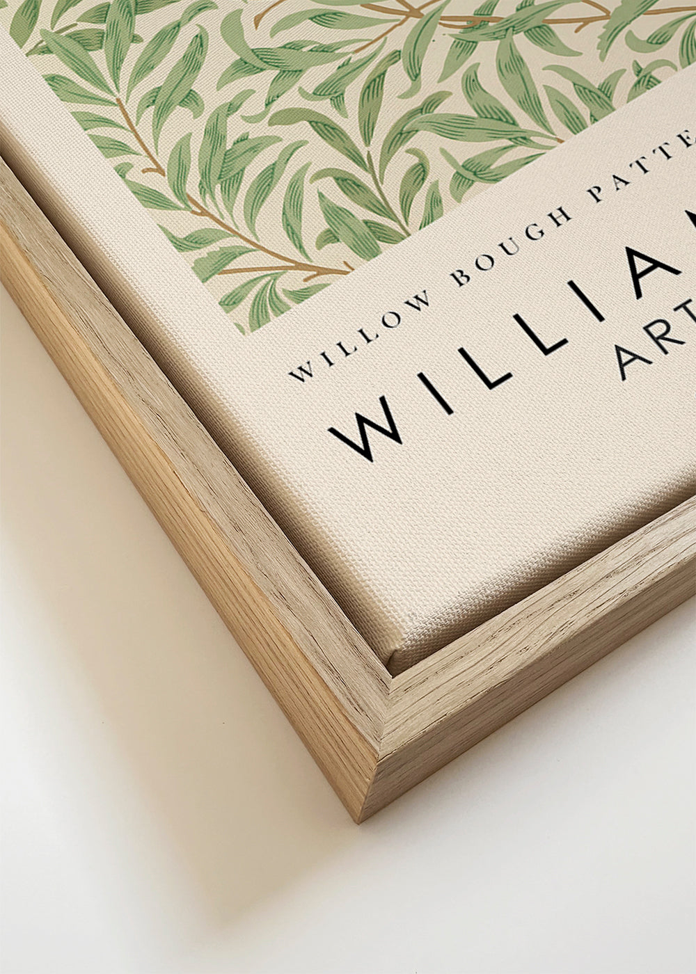Botanische print Willow takken in Morris-stijl