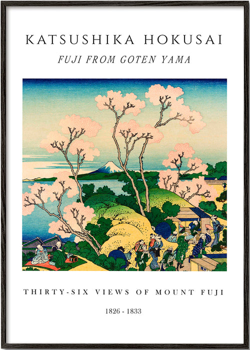 Landschap kunst: Mount Fuji met kersenbloesem