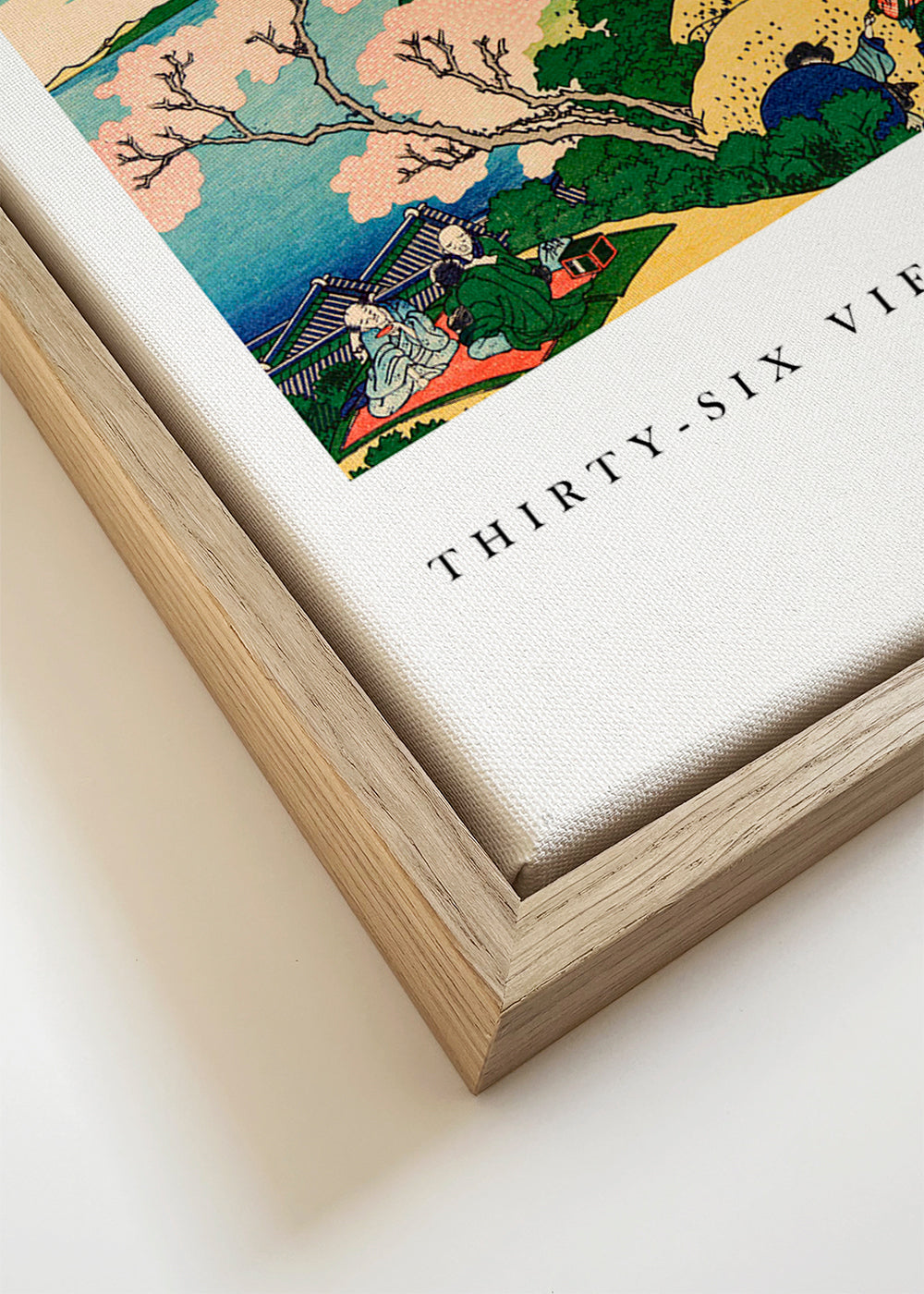 Landschap kunst: Mount Fuji met kersenbloesem